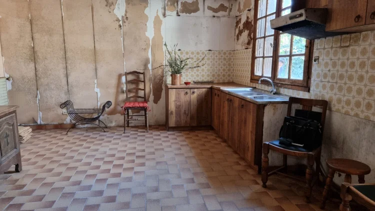 Côtes-D'armor, la Cheze, Former Clog-Making Shop with Living Accommodation, Renovation Project photo 5