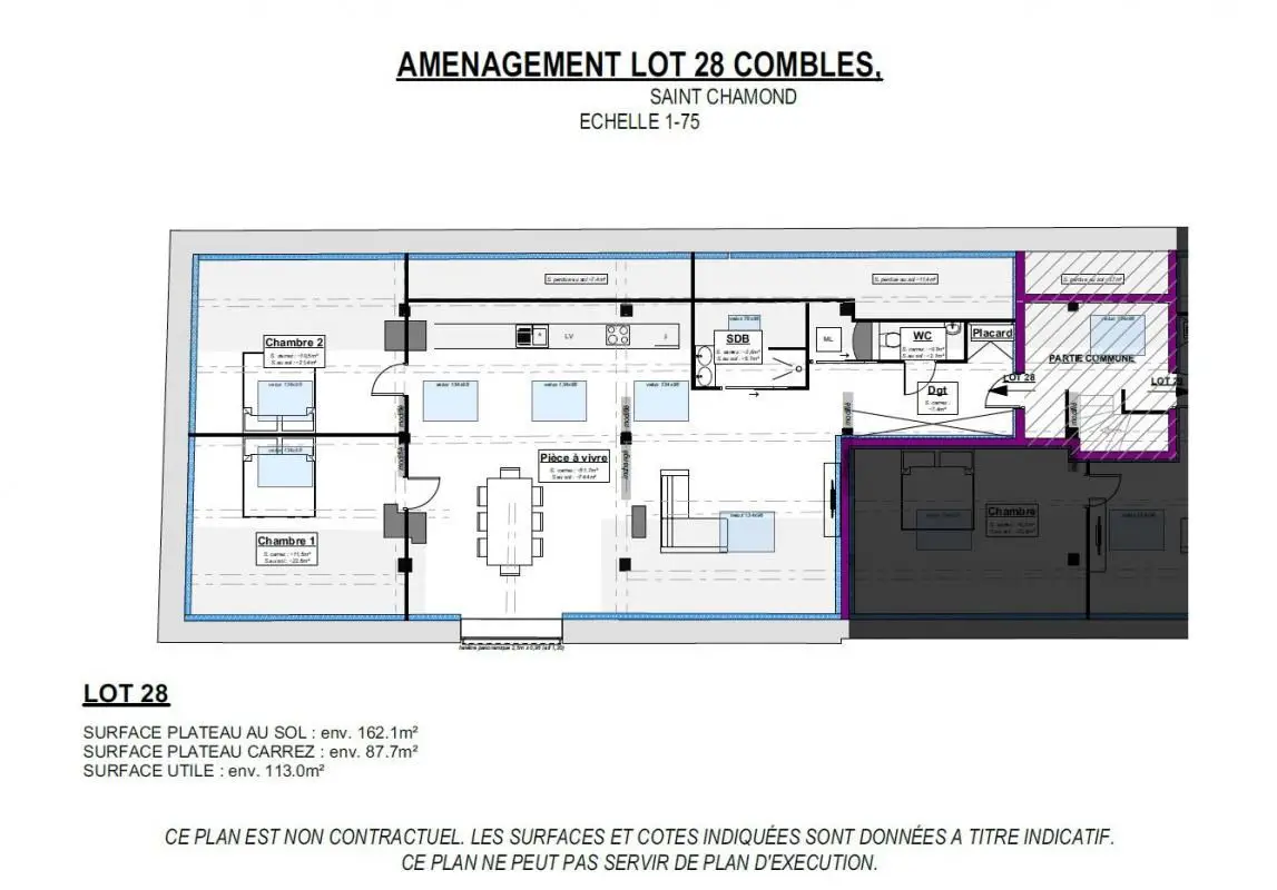 Apartment for sale in Saint Chamond — 2 bedrooms, 113 m² photo 3