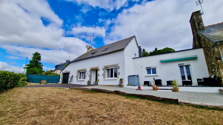 Côtes D'armor Well Presented 3 Bed Village Home with Garage, Terrace, Parking, Large Garden Close to Plemet