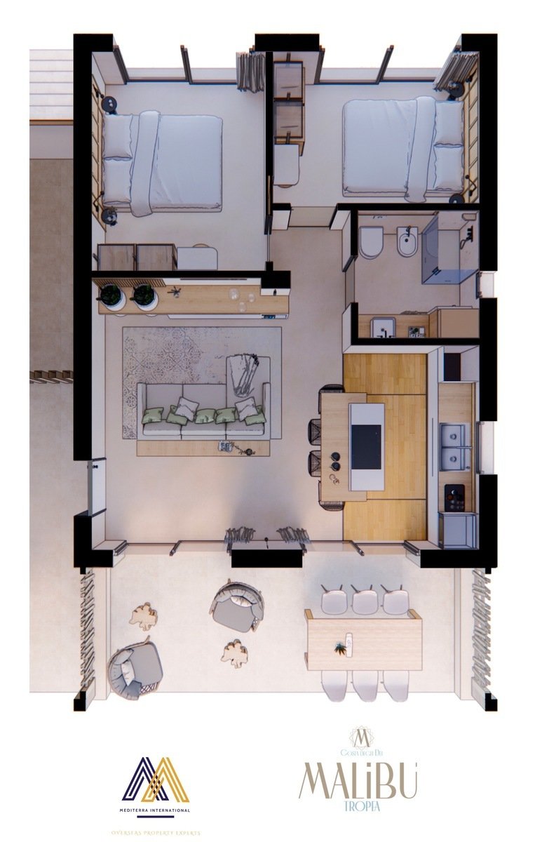 2 bedrooms apartment, 83 m² Tropea, Vibo Valentia (province) photo 2