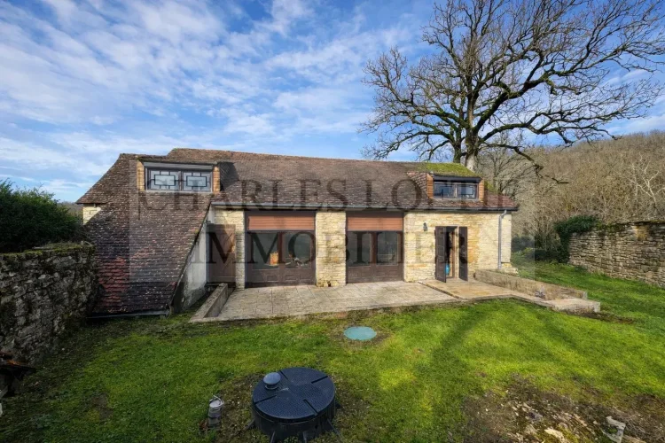 Charming House with Garden in a Hamlet a Few Minutes from Cazals in Bouriane. This Former Sheepfold