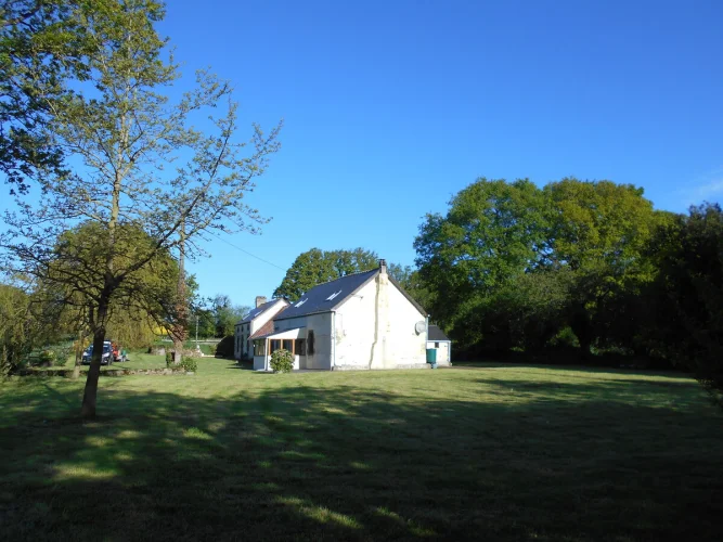 2 Separate Stone Houses. Outbuilding. no Near Neighbours. Level Gardens and Patio. Plot Size 2655sqm (over Half an Acre) photo 3