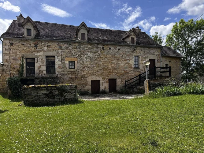 Stone House in Quiet Village of Laramiere