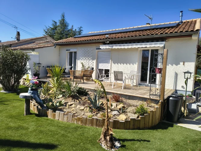 House with Garden and Trees