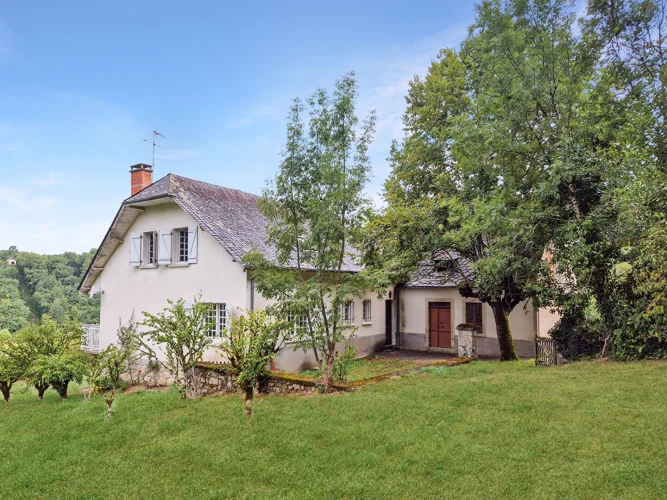 Correze. Near Argentat. Countryside Home with 4 Bedrooms, a Connecting Second House for Renovation, Outbuilding and Lan…