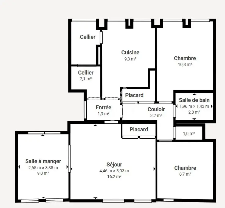 Apartment for sale in Auterive — 2 bedrooms, 72 m² photo 3