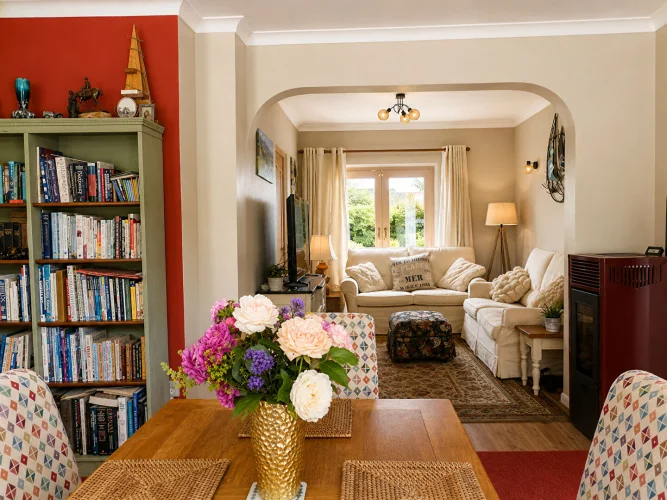 Côtes D'armor. Charming Renovated Riverside Home with 3,261m² of Landscaped Gardens, Walking Distance to Bon Repos Abbey photo 4