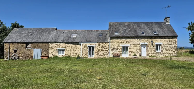 Detached Stone Restored Habitable 4 Bed Stone House + Attached Stone Barn Set on a Rural Plot approx. 3660M2 with Beauti…