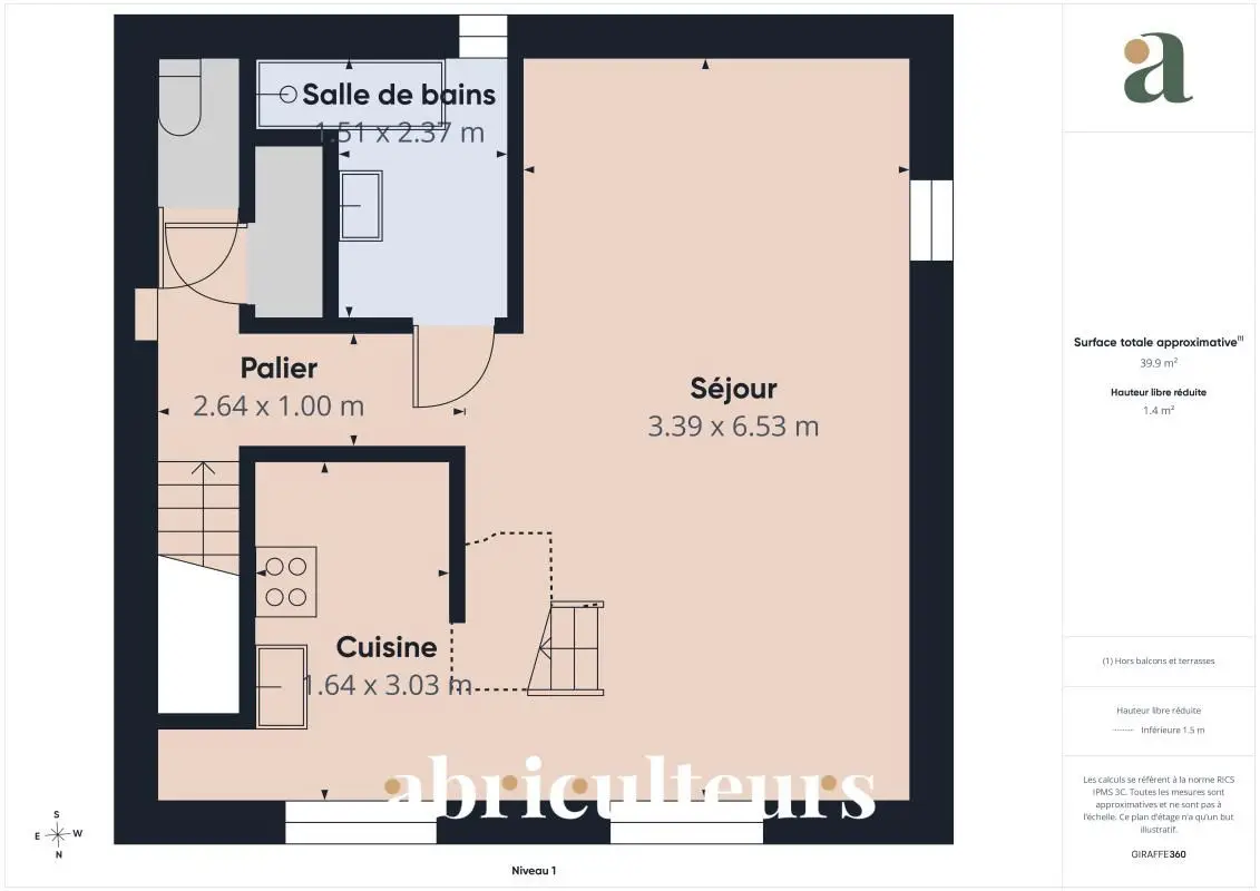 Apartment for sale in Le Bouscat — 2 bedrooms, 65 m² photo 3