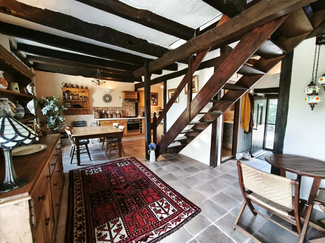 Morbihan, Clégueréc, Beautiful Semi-Detached Stone Cottage, Two Bedrooms, Garden, Parking photo 3