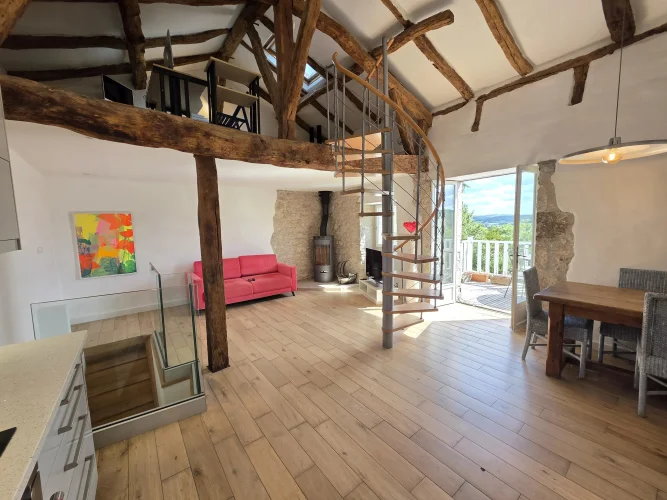 Charming Renovated Stone House with Garden and Outbuilding in Roquecor, Sw France photo 5