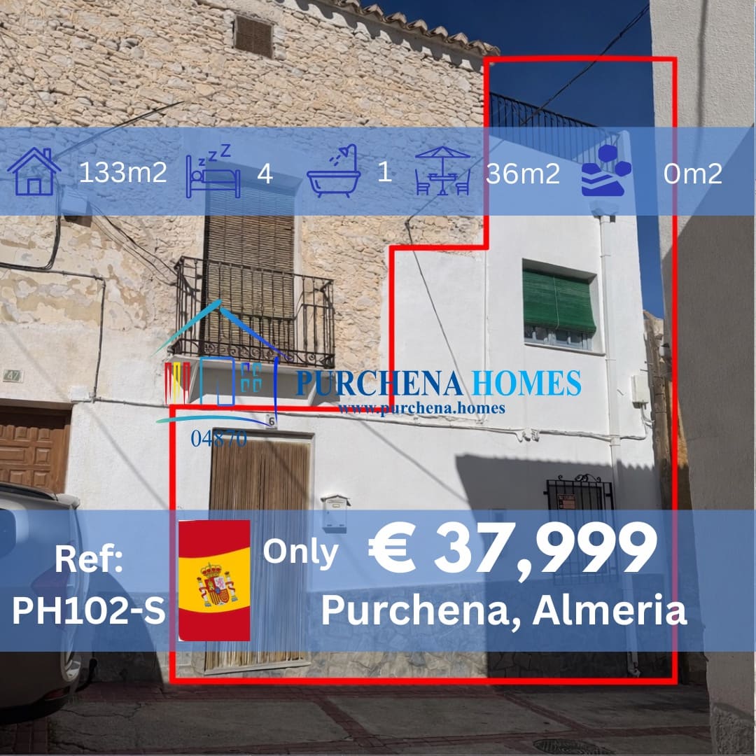 Villa for sale in Purchena, Almería