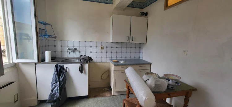 In a Village with all Shops - Unusual House with Garden and Basement Outbuilding. Kitchen, Living photo 5