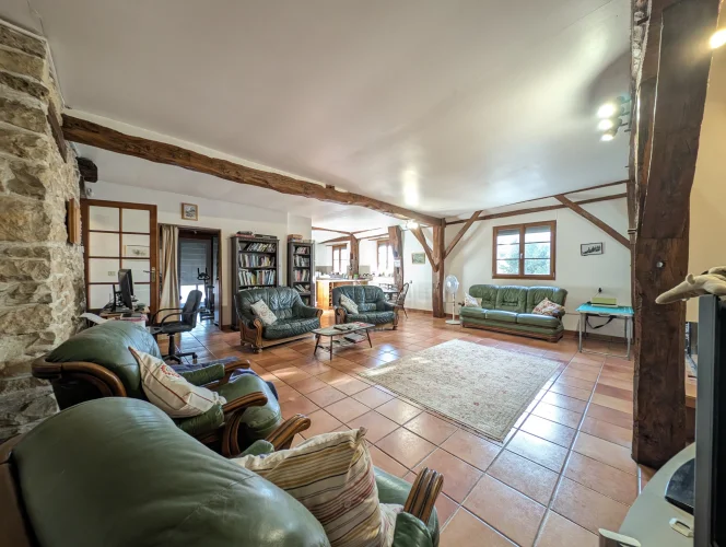 Authentic Detached Country House with Gite, Barn, Swimming photo 2