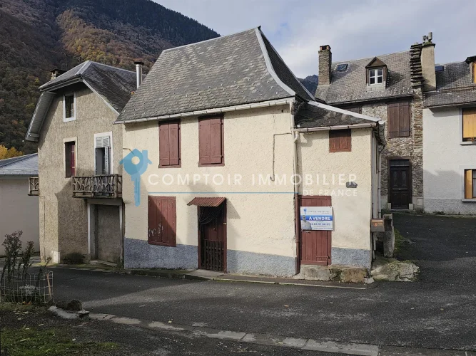 Haute-Garonne (31) - for Sale in Fos (31440) - 2-Bedroom Village House of 64 m² with a Separate Gard