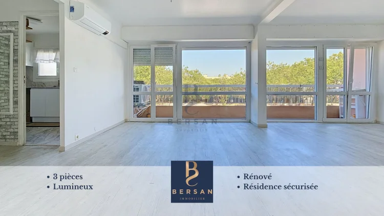 Fréjus - Bright 3-Room Apartment - Secured Residence - Close to Amenities