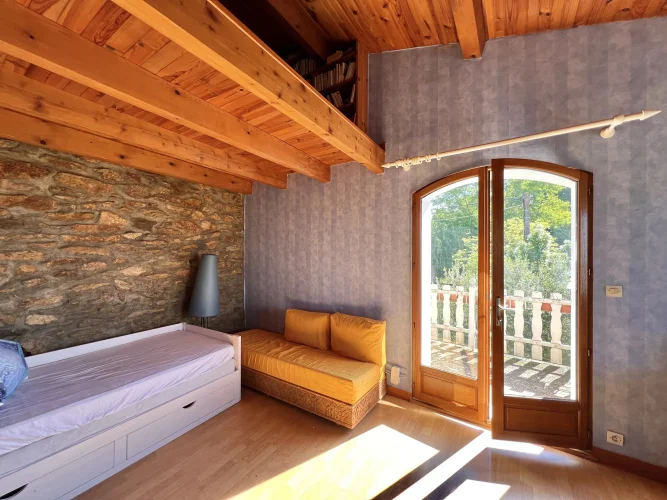 Charming Stone Village House with Garden and Garage Near Montolieu photo 5