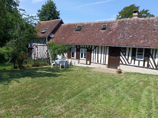 Calvados Beautiful Colombages Property Close to Liverot in Quiet Village