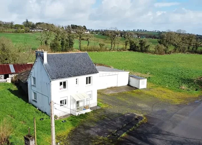 Detached Stone and Slate Property(117 sqm), Situated in a Hamlet, in the Area of Carnoet, with a