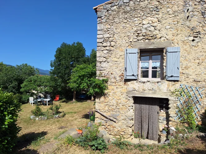 Large Stone Village House with Garden and Outbuildings