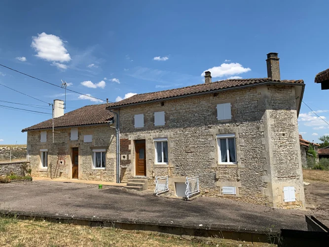 Charente, Close to Verteuil-Sur-Charente, Stone House for Sale