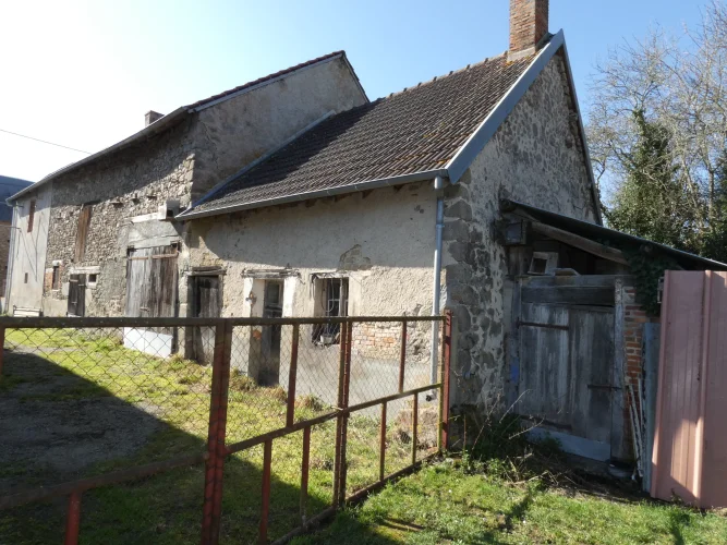 Two Houses for Renovation with Attached Barns and Outbuildings