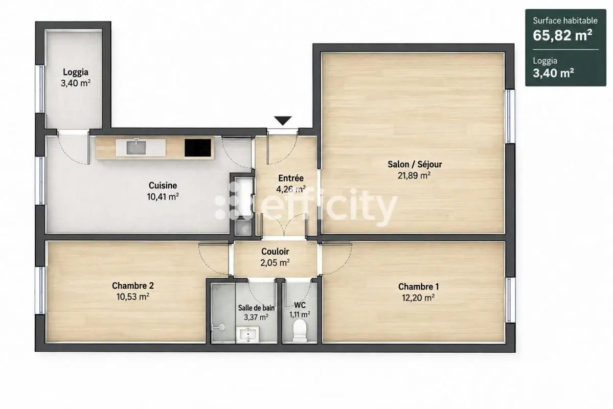 Apartment for sale in Montpellier — 2 bedrooms, 70 m² photo 3
