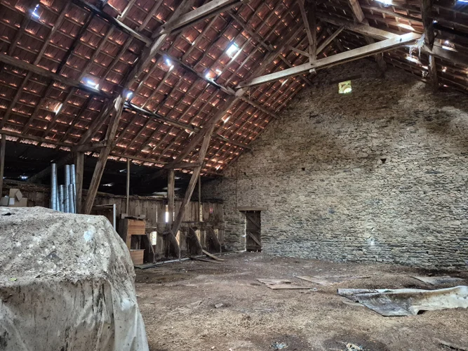 Correze. Near Uzerche. Stone Barn with Garden of 1 395m² Plus Woodland Very Close of 10 340m². photo 5