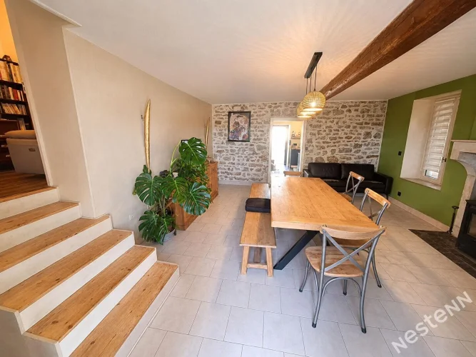 Old Farmhouse in Saint Jean De Trézy: Harmony and Serenity for Sale photo 2