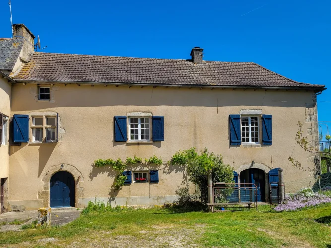 Historic Former Notary's House with Character and Views in Le Bas Ségala