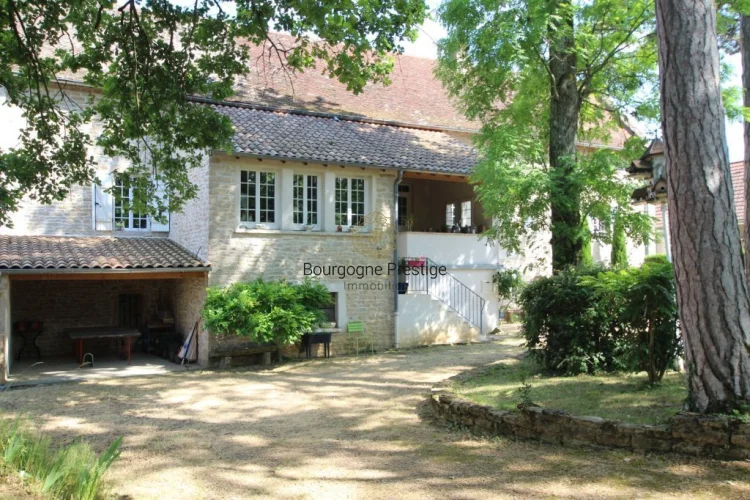 A 10-Minute Drive from Tournus: a Pretty Stone Village House of 151 m² on 2713 m² of Land photo 3