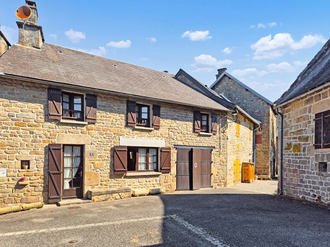 Correze. St Augustin. Stone House with 4 Bedrooms, Garage and Rear Garden.