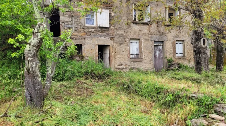 Pretty Small Stone House to Renovate with a Potential of 80 M2 of Living Space and 2 Gardens.