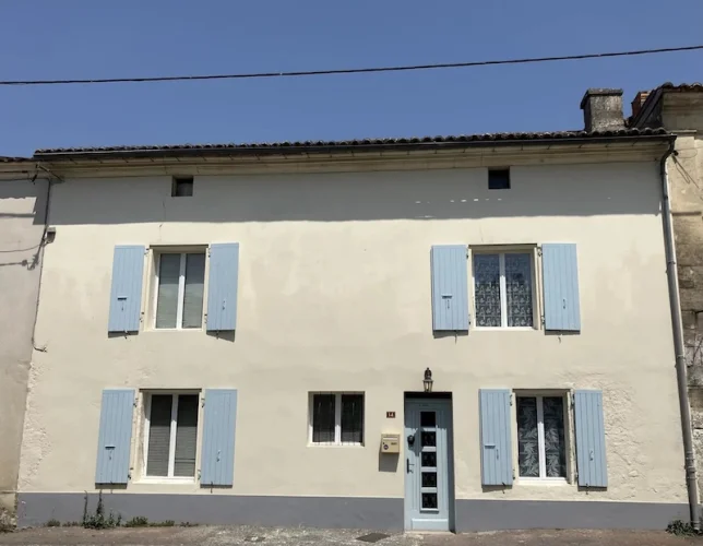 Village house with a pretty garden