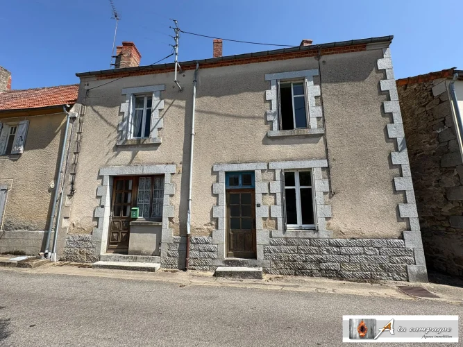 Property/Gîte Comprising Two Small Village Homes with a Garden and an Outbuilding