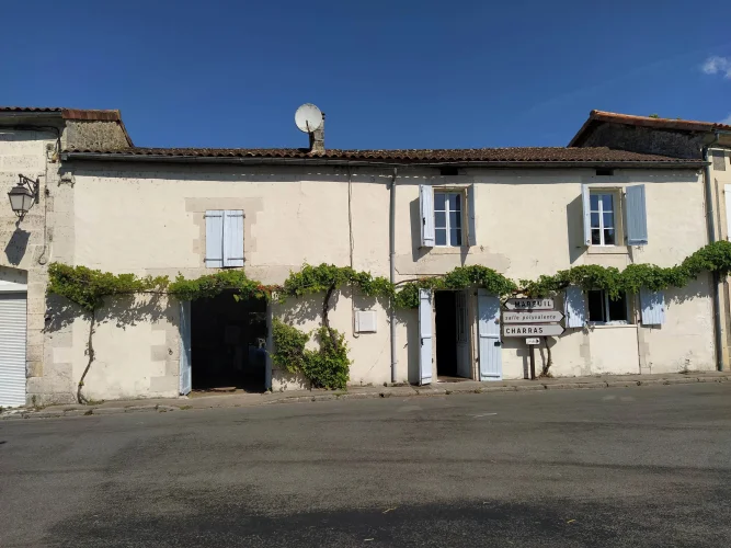 Village House with Barn