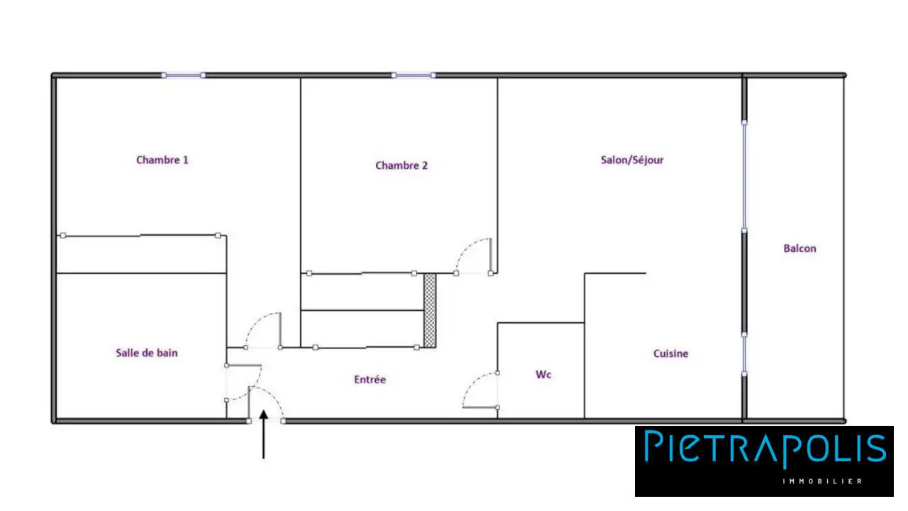 Apartment for sale in Vaulx-en-Velin — 2 bedrooms, 60 m² photo 3