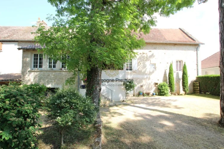 A 10-Minute Drive from Tournus: a Lovely Stone Village House of 151 m² on 2713 m² of Land photo 2