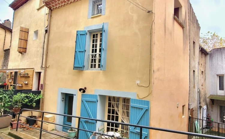 Super Cute Village House with 60 M2 of Living Space in a Lively Village by the River.