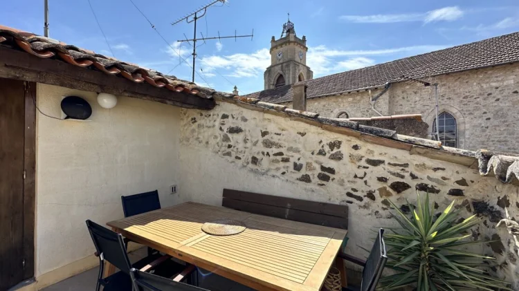 Charming Village House with 82 M2 Living Space, Beautiful Roof Terrace and Lovely Views.