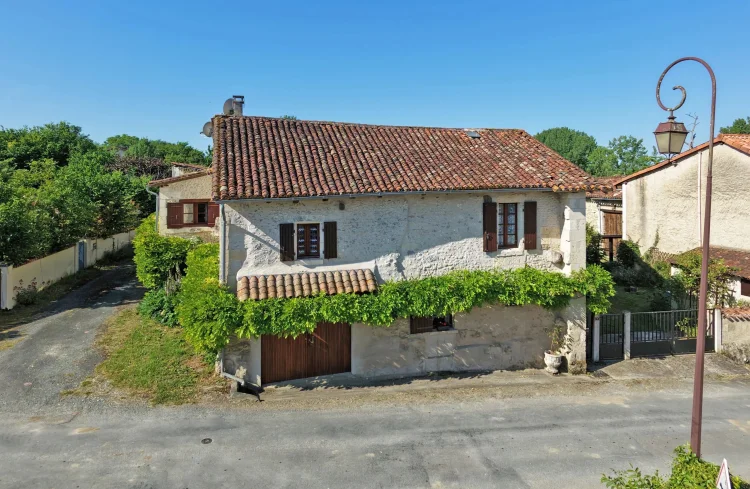 Surprisingly Spacious Stone Property Near Aubeterre Sur Dronne!