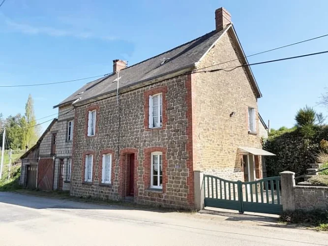 Detached Stone and Slate Property(91 sqm), Situated on the Edge of a Village, Bordering a Small