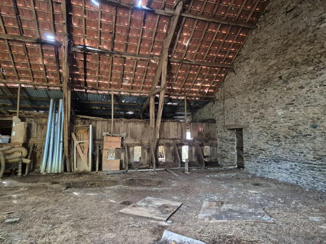 Correze. Near Uzerche. Stone Barn with Garden of 1 395m² Plus Woodland Very Close of 10 340m². photo 4