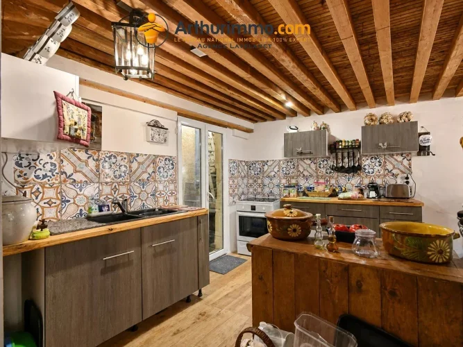 Charming 2-Bed Village House in Bédeilhac-Et-Aynat photo 4