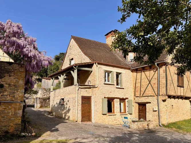 Charming Stone Village House with Covered Terrace