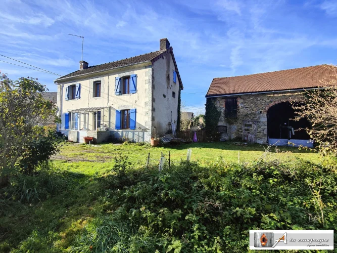 Detached, Stone Country House with Barn