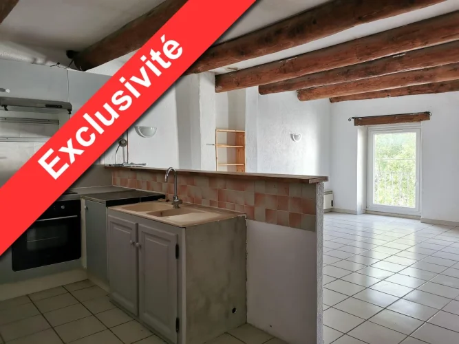 Aubenas – Town Centre – Two-Bedroom Duplex Apartment with Cellar and Attic Looking for an Apartment