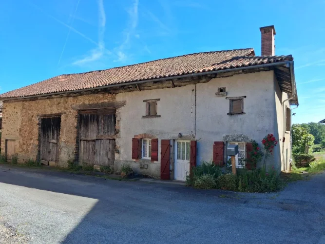 Two Cottages, Two Barns, and a Garden
